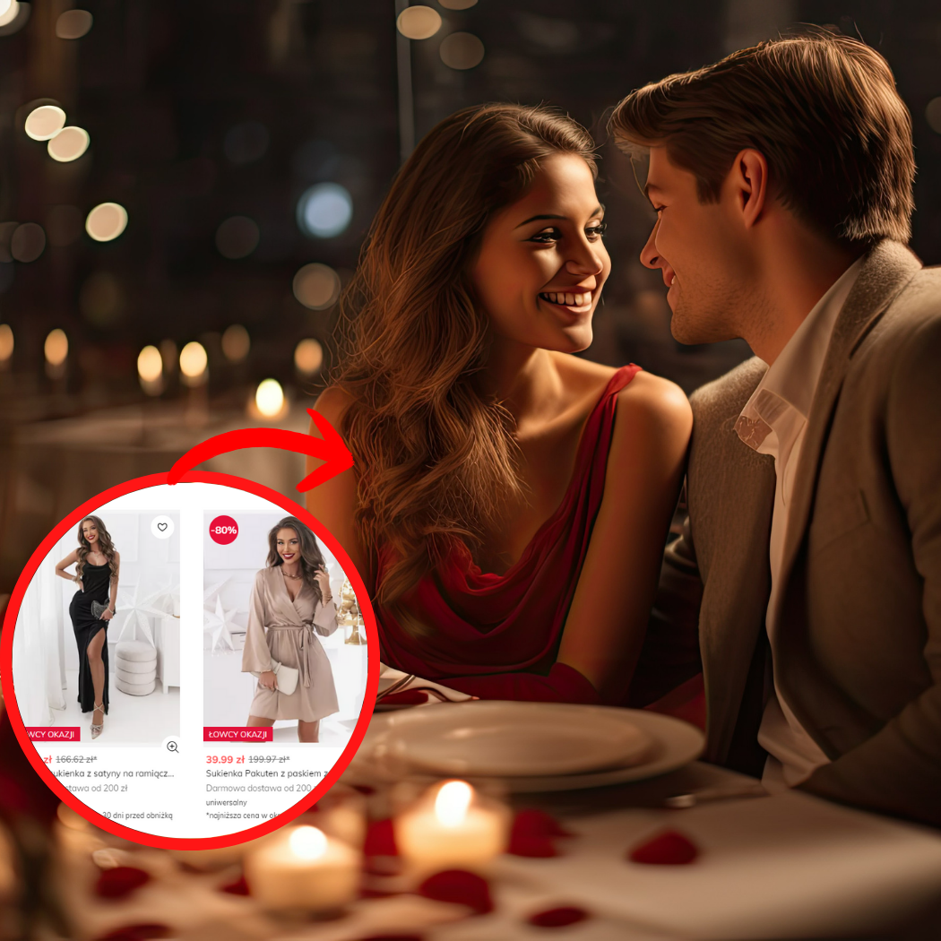 Pakuten przecenił satynowe sukienki nawet o 70 proc. Są idealne na walentynki. Podobne też w Renee i Born2be